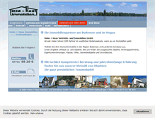 Tablet Screenshot of heim-und-haus.de